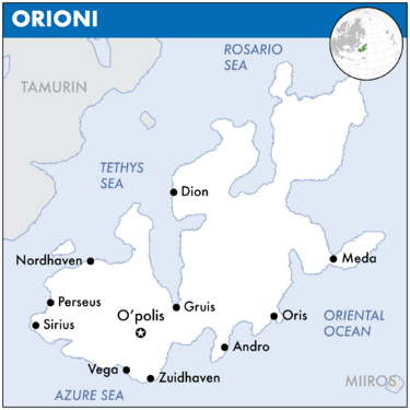 Map of Orioni.