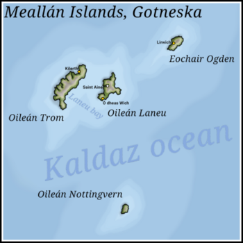 Meallán Islands Map.png