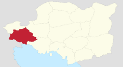 Location of Bosunija within Luepola.