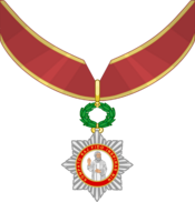 Neck insignia of the rank of Companion of the Order of Pious Lot.png