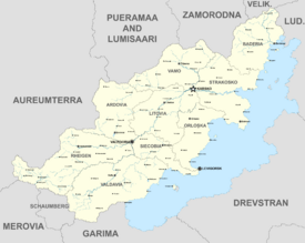 Political Map of Ostrozava