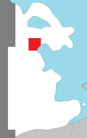 Map of Hamilton highlighting Keith County