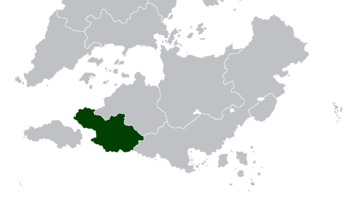 Location of Nuvania in Asteria Inferior