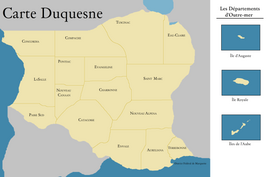 Map of Duquesne