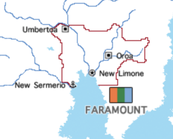 Map of Faramount