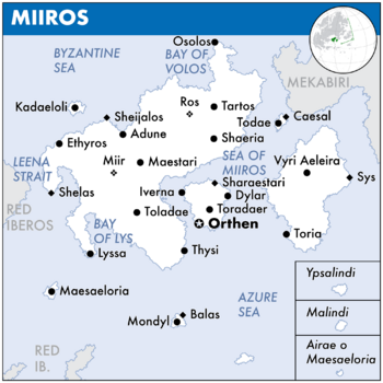 Map of Miiros