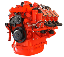 A 4D8CV engine