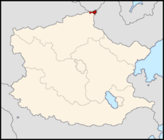 Location of  Al-Shaka State  (red) in Qazhshava  (Baige)