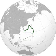 Hatsunia and its overseas territories