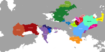 Location of languages
