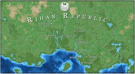 Map of the Rihan Republic