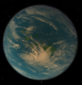 The planet of Paccifica, the most populated planet within Krais.