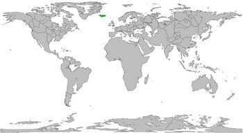 Location of Iselan in the World.