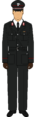 The Winter Ordinary Uniform for Subofficers differs from the Troops uniform for the lack of the white bandolier. Instead, a black Sam Browne Belt is worn.