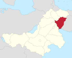 Location of Aneska within Luepola.